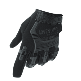 Outdoor Protective Gear Camouflage Full Finger Gloves (Color: Black)